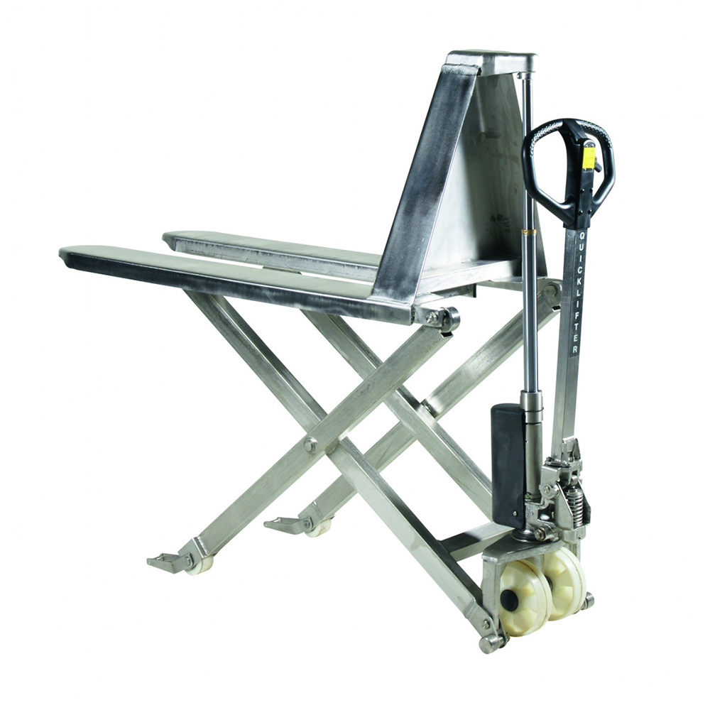 Transpallet manuale a pantografo PL1000 INOX